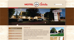 Desktop Screenshot of motel-carda.si